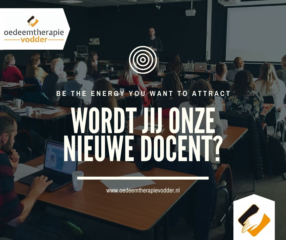 vacature docent opleiding oedeemfysiotherapie